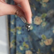 【Sterling Silver】setting-Earth pendant without pearl