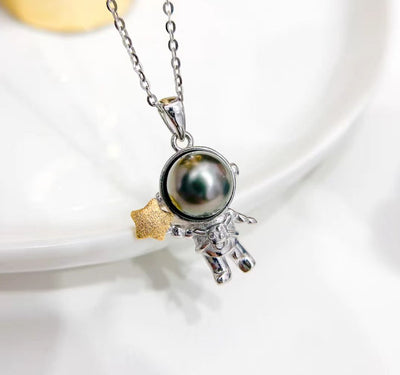 【Copper settings 】-Astronaut pendant without Chain or Pearl