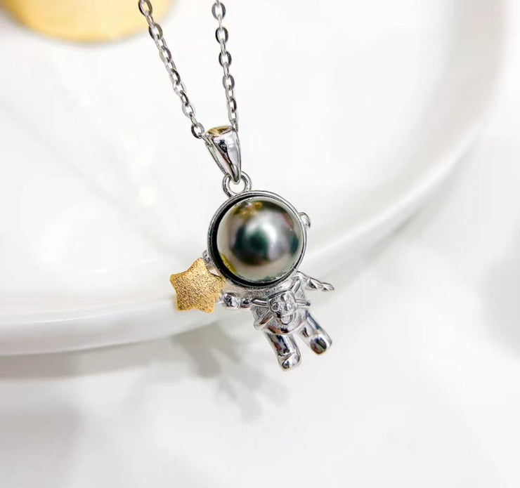 【Copper settings 】-Astronaut pendant without Chain or Pearl