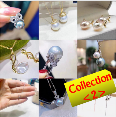 【Collection 2】Silver Pendant and Ring (without Pearl, without Chain)