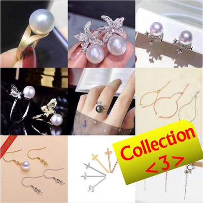 【Collection 3】Silver Pendant and Ring (without Pearl, without Chain)