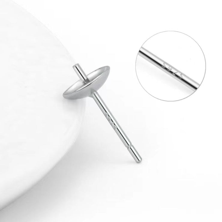 【Sterling Silver】setting- earrings without pearl